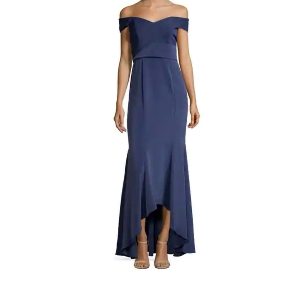 Laundry By Shelli Segal off shoulder dress NWT 14